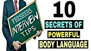 Interview Tips for Freshers in Hindi || Body Language Tips For Freshers in Hindi ||