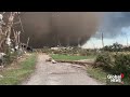 Alberta tornado: Storm chaser captures twister’s path of destruction