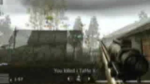 Call of Duty 4 No Scope Across Map - Overgrown | MR AMAZiiiNG