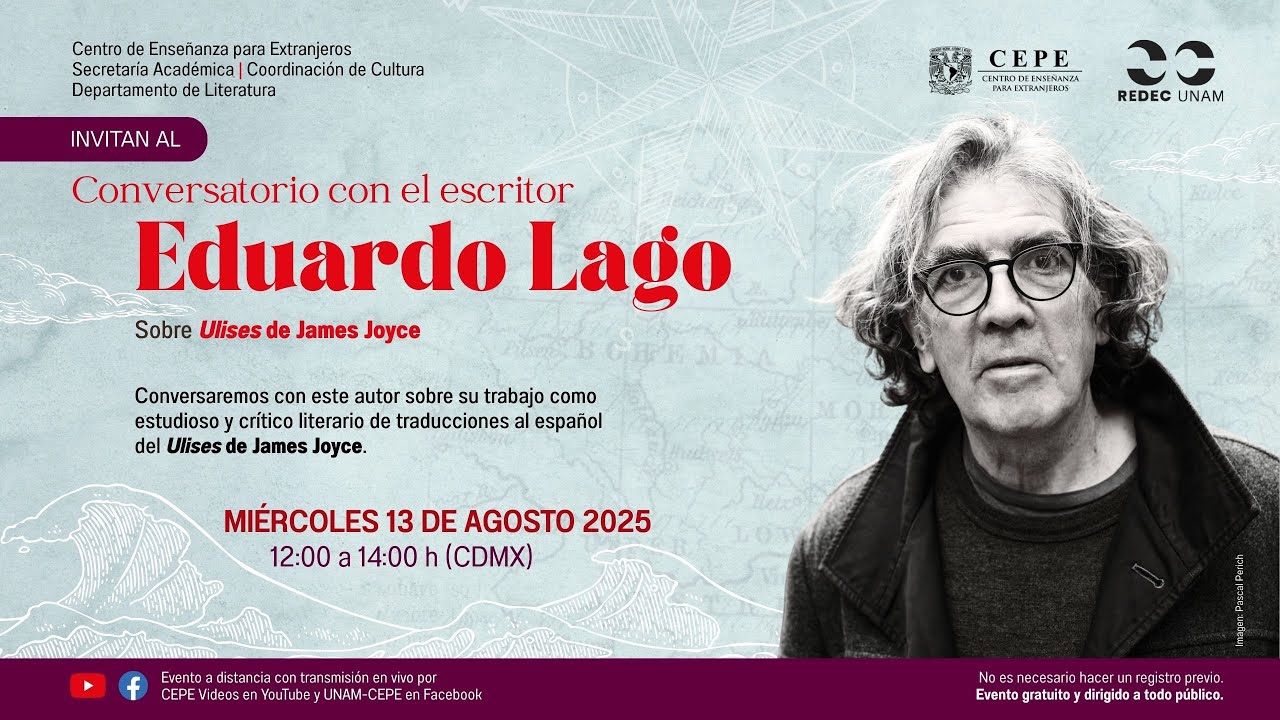 Conversatorio con el escritor Eduardo Lago