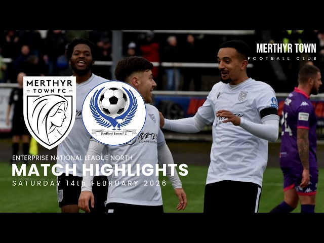Merthyr Town 7-1 Bedford Town | Enterprise National League North 2025/26 | Highlights