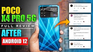 Poco X4 Pro 5G Full Review After Android 12 Update | All Bugs & Problems | Is The Phone Worth ?