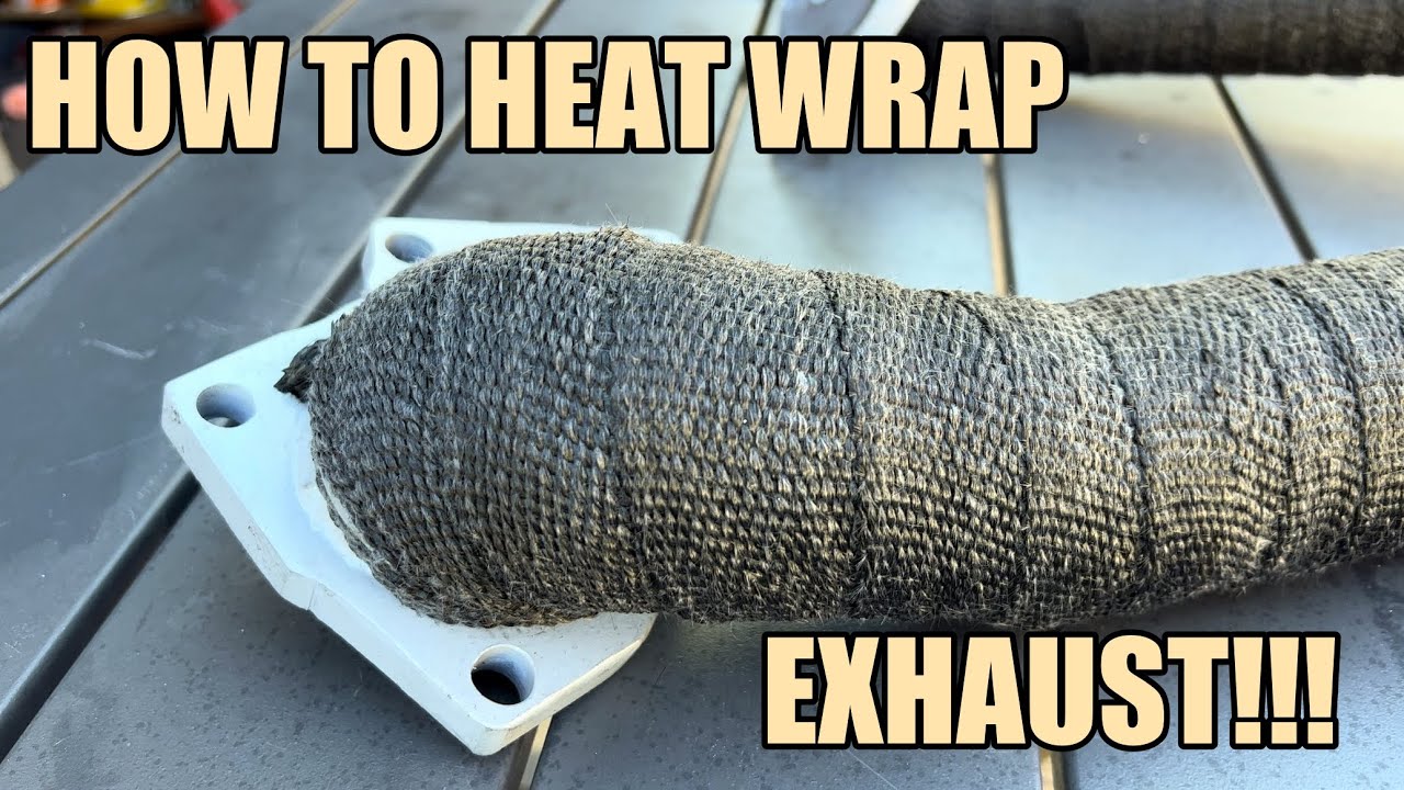 How To Heat Wrap Exhaust/Headers YouTube