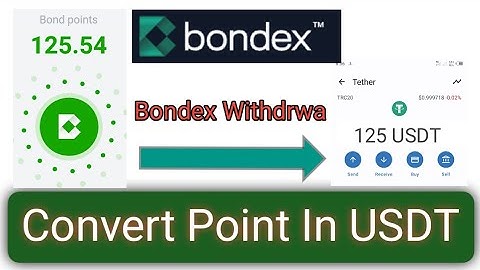 bondex withdrwa start || Convert point in usdt || withdrwa in trust wallet || bondex new update