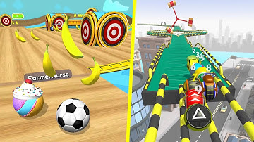 Going Balls Vs Action Balls All Levels Gameplay Android iOS #46