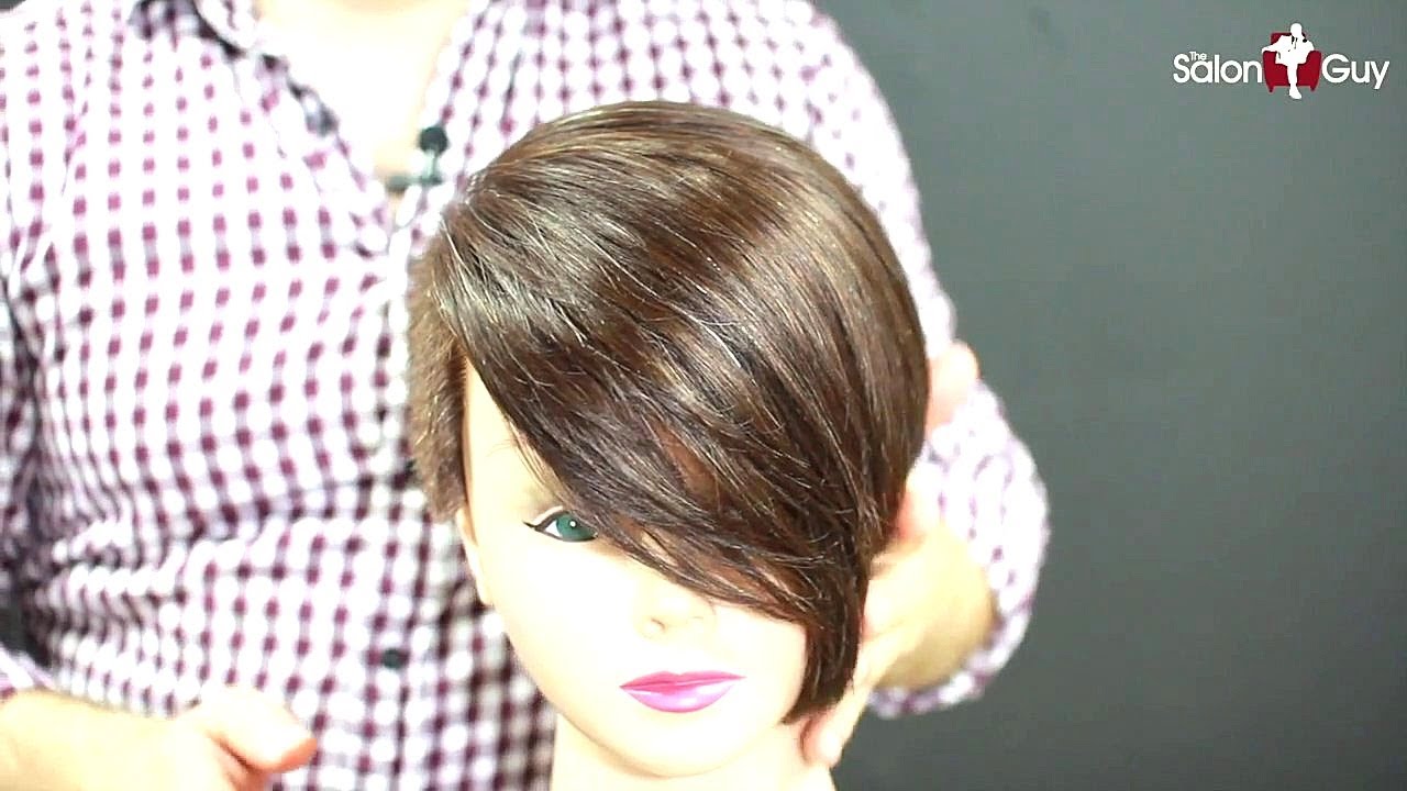 bob haircut demonstration