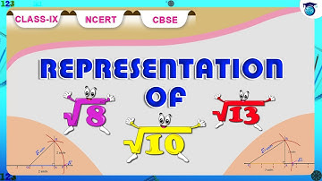 Number System | Representation of √8,√10 and √13  | #Class9 #chapter1 #ncert #cbse