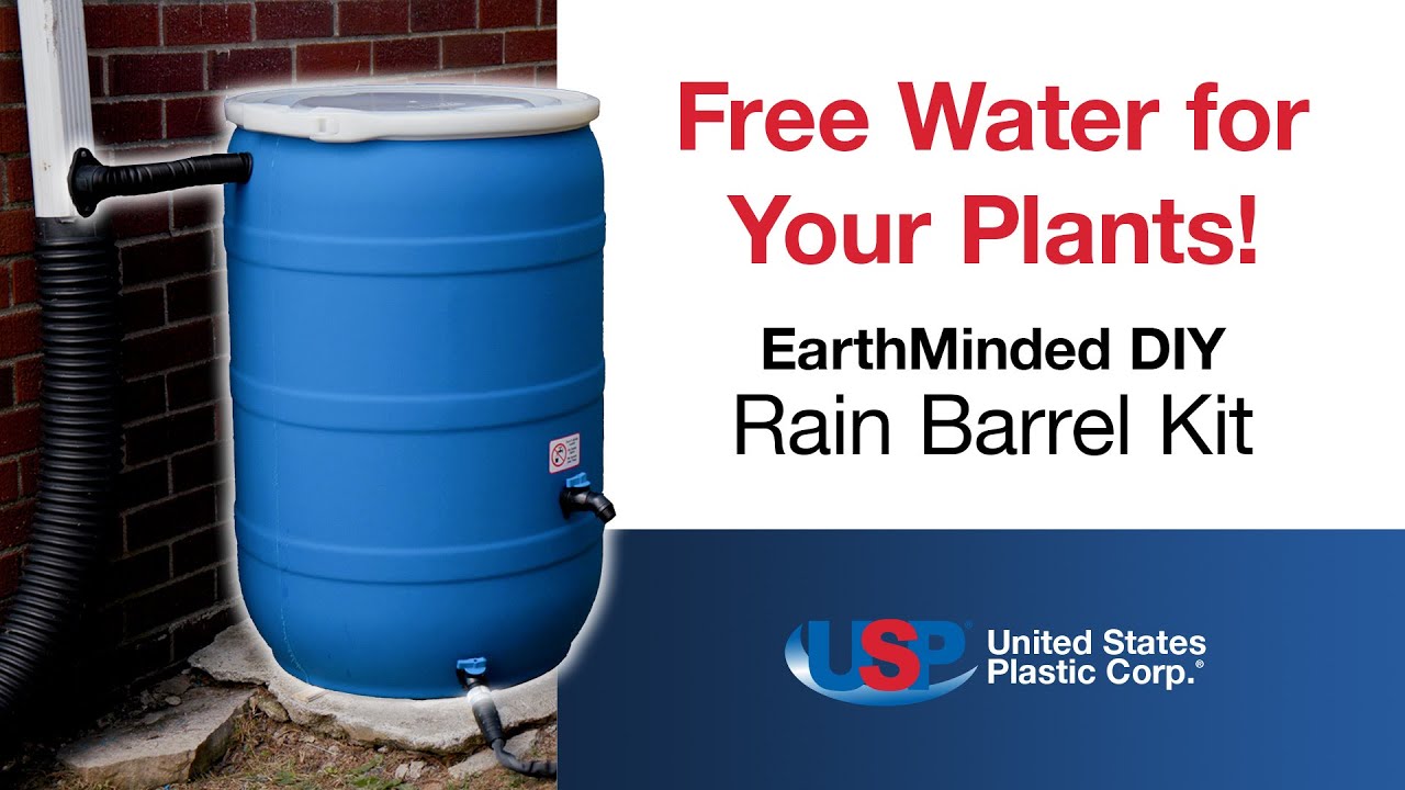 DIY Rain Barrel Installation: Save Water and Money! | U.S. Plastic ...