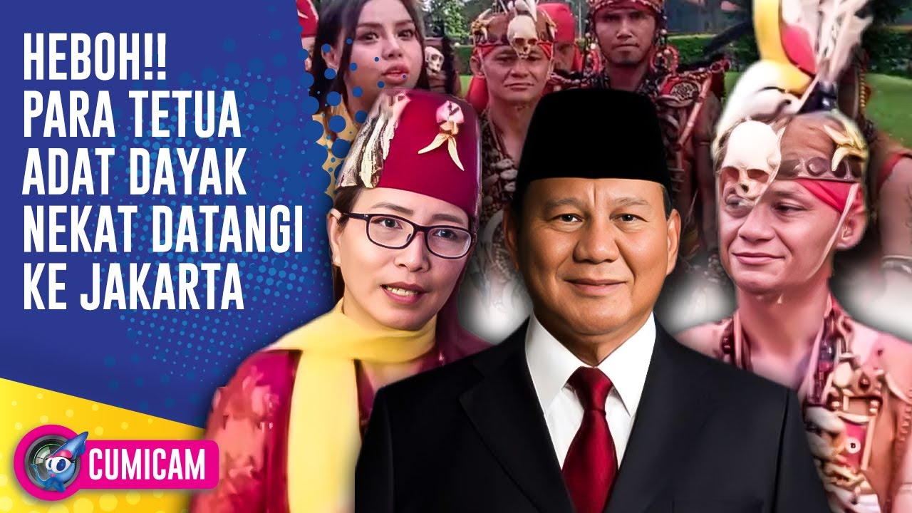 Viral! Prabowo Subianto Didatangi Para Pangkalima Suku Dayak Bajuju! | CUMICAM