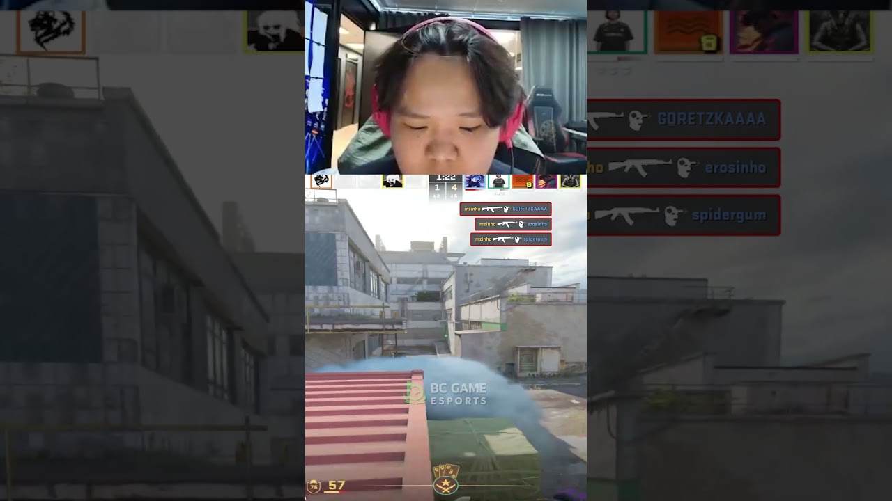 mzinho’s first Ace in the black and green ⚫️🟢 #cs2 counterstrike #bcgame #mzinho #cache