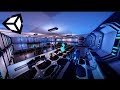 Unity level design time laps free assets space station 1