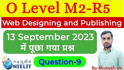 O Level M2-R5 Practical || Web designing and publishing practical questions || table Create in HTML