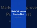 Focus on practice.Marks will automatically improve.