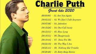 Charlie Puth Greatest Hits Full Album 2020 - Charlie Puth Best Songs Playlist 2020