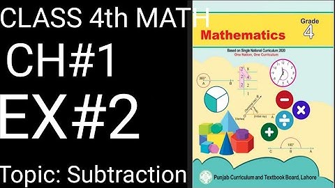 ClASS 4th MATH , Unit 1, Subtraction Exercise 2, Complete |@MathSkills808