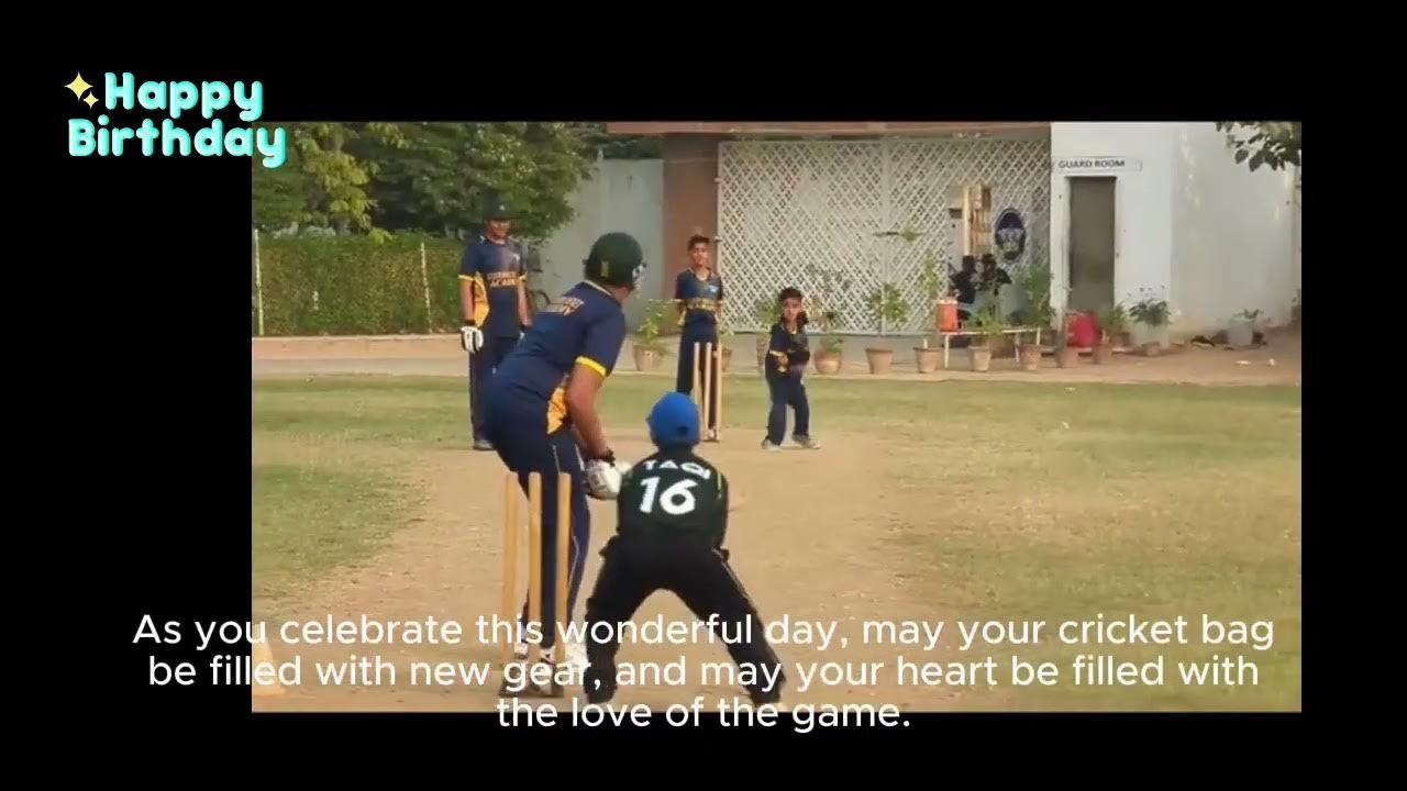 🎉🏏 Happy 8th Birthday to our Little Master Leg Spinner Bowler Abdul