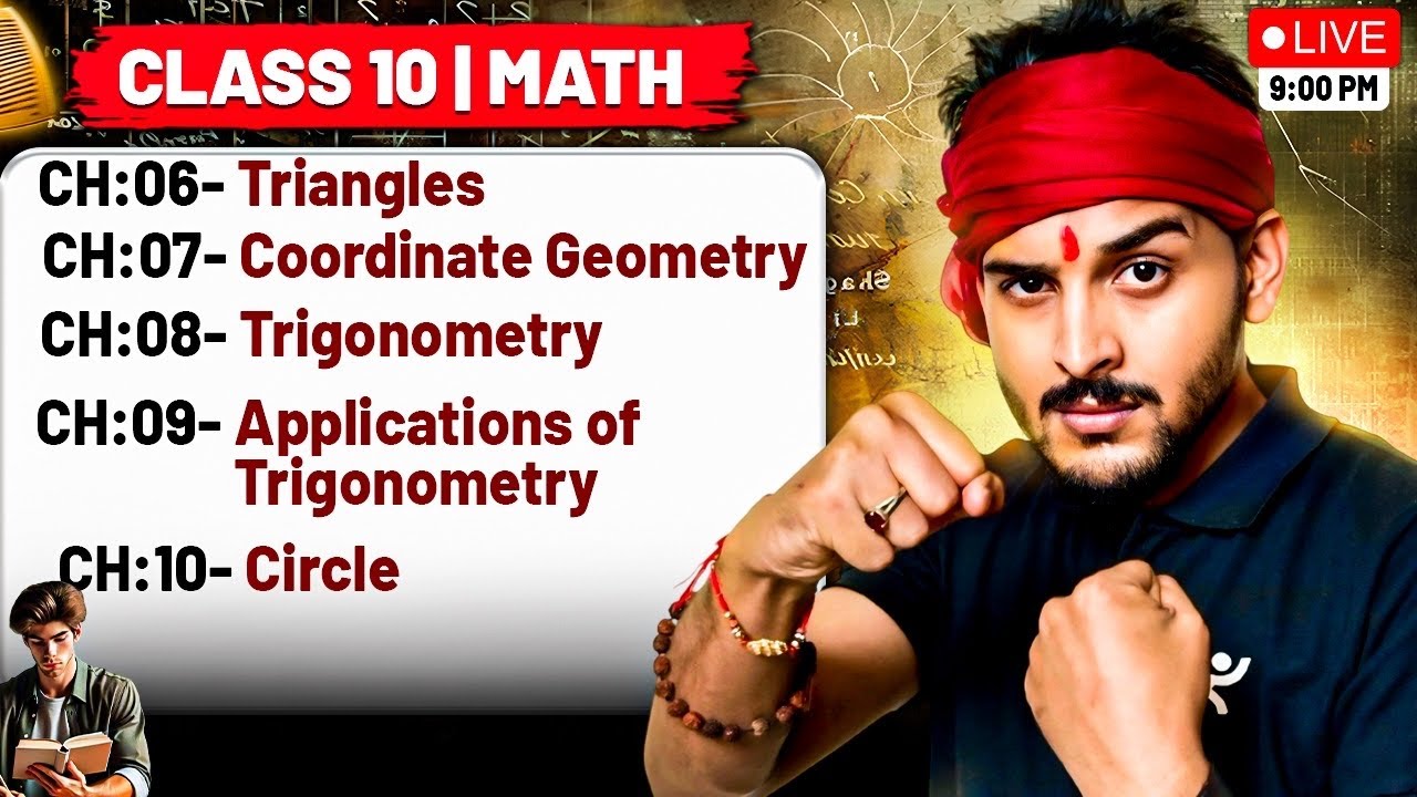 Class 10 Maths Masterclass 🔥 Full Syllabus Coverage | CBSE 2025-26 ...