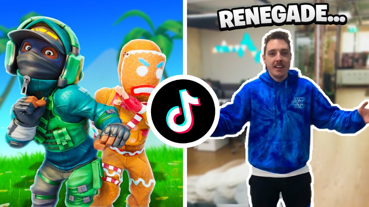 tiktok dancing on EVERYONE in fortnite YouTube