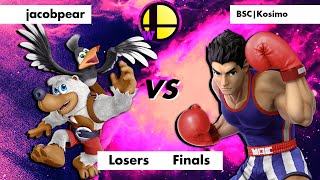 jacobpear (Banjo) VS BSC | Kosimo (Little Mac) | A.R.CADE Series #11 - Losers Finals Profile