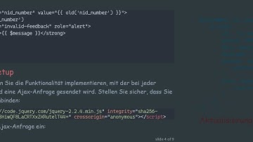 Wie man Laravel-Validierung via Ajax handhabt und Fehlermeldungen in Blade anzeigt