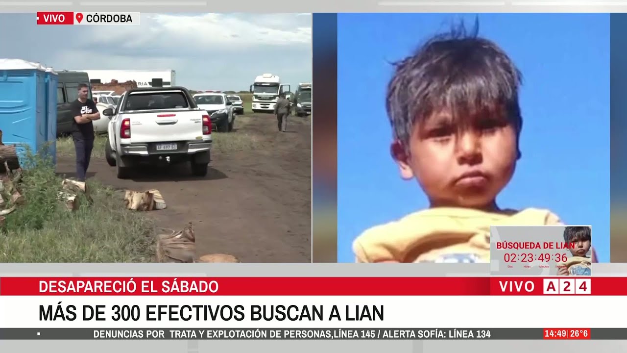 DESAPARICIÓN de LIAN: la fiscal visita a la familia