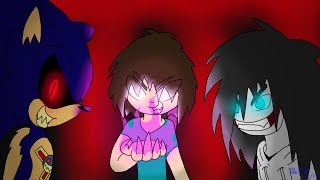 Jeff The Killer, Herobrine, And Sonic.exe- Diablo