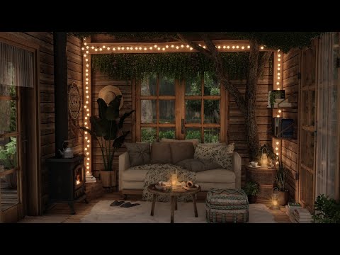 Treehouse Sanctuary 🌙🌲 Relax in a Cozy Treehouse With Crackling Fire, Gentle Rain & Nature Sounds