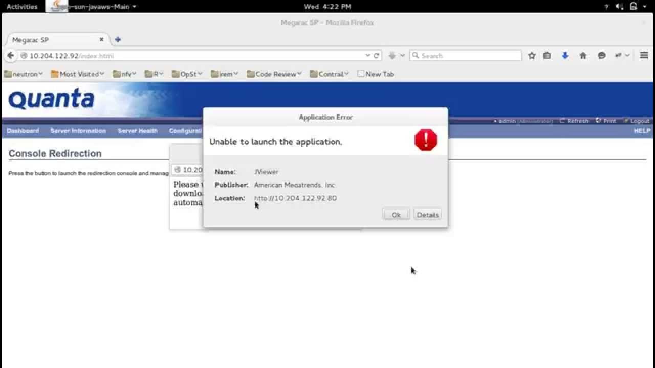 Failed to launch client. Unable to launch the application. jnlp download for windows 7.