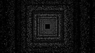 Square Particle Tunnel - Free VJ loop