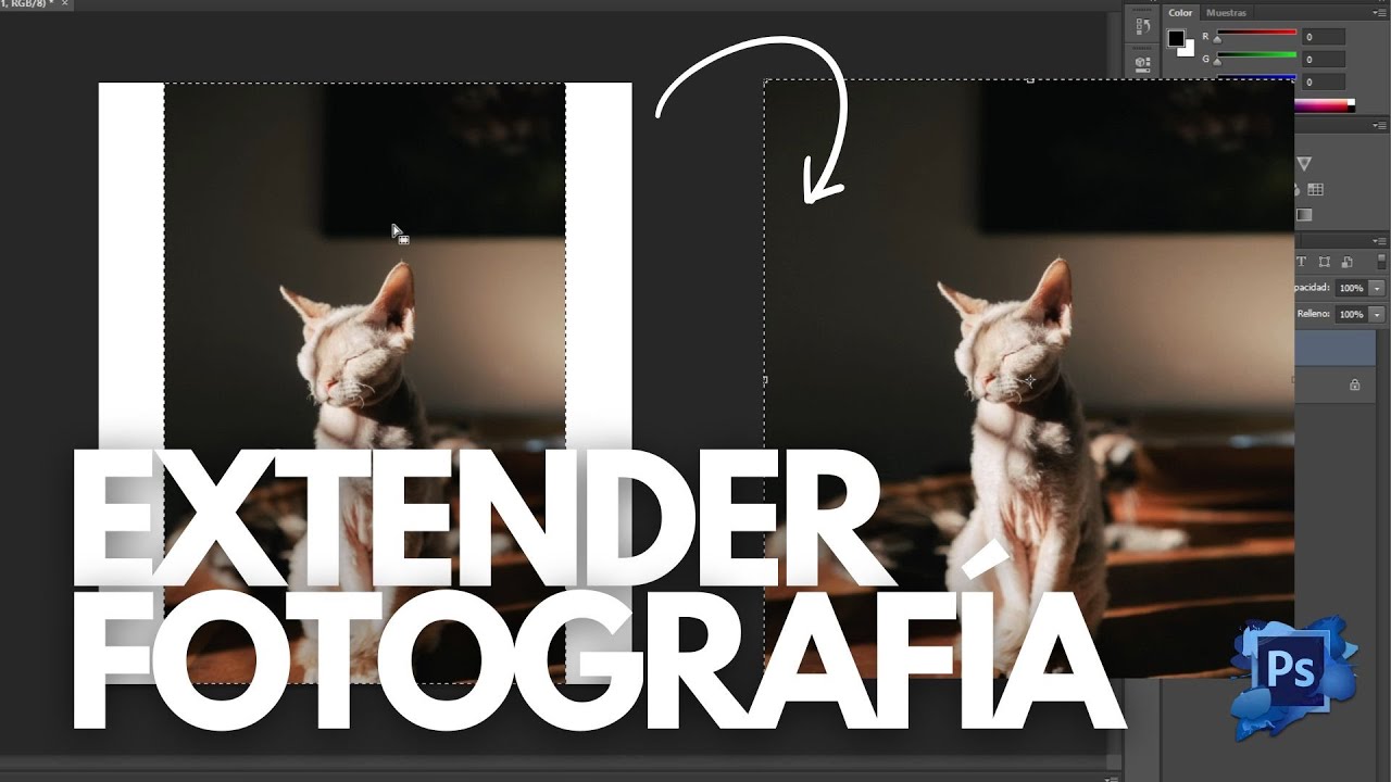 Cómo extender o rellenar una fotografía fácil 🙂 YouTube