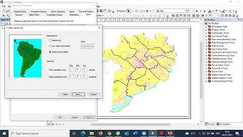 Bài 6: Thiết lập trang in, tạo khung, và lưới kinh vĩ tuyến bằng ArcMap