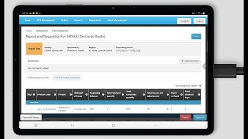 Report & Requisition for COVID vaccines