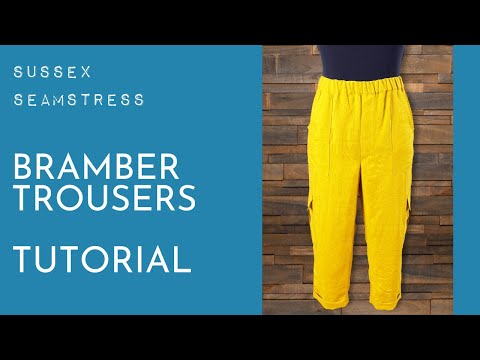 Bramber Trousers Tutorial - Confident Beginner Pattern - Sussex Seamstress