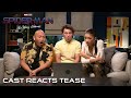 Tom, Zendaya and Jacob reacting to the Spider-Man No Way Home trailer