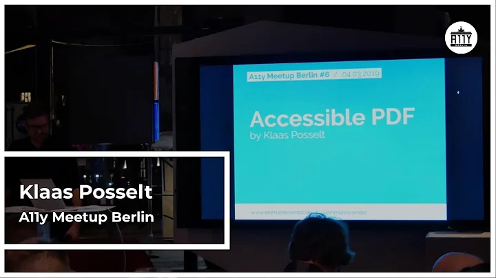 Accessible PDF - Klaas Posselt - Meetup #6