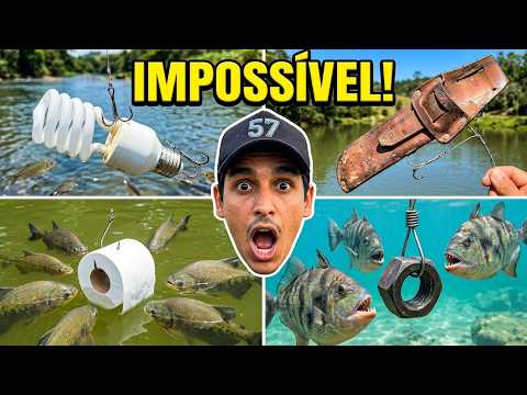 I fished with the most unlikely baits of all time
