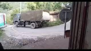 Pak army trucks return 2 Rawalpindi after deployment of troops and weapons in pojk. #kashmir #unhrc