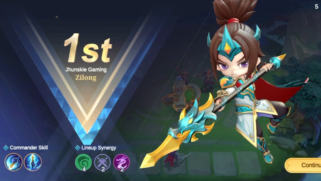 Nature Spirit x Swordsman Synergy Victory With Commander Zilong | Magic Chess Go Go 🔥