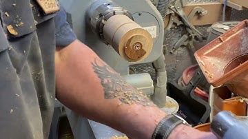 Woodturning a lidded box #woodturning #carbide chisels