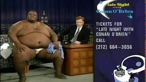 Conan O'Brien & Manny Yarbrough (Sumo Wrestling) 5/19/04