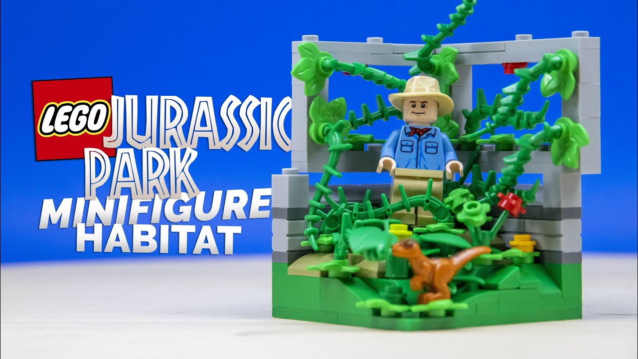 Leaks レゴ ジュラシック パーク作品 Alan Grant Minifigure Habitat