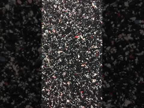 Чёрные жидкие обои Silk Plaster