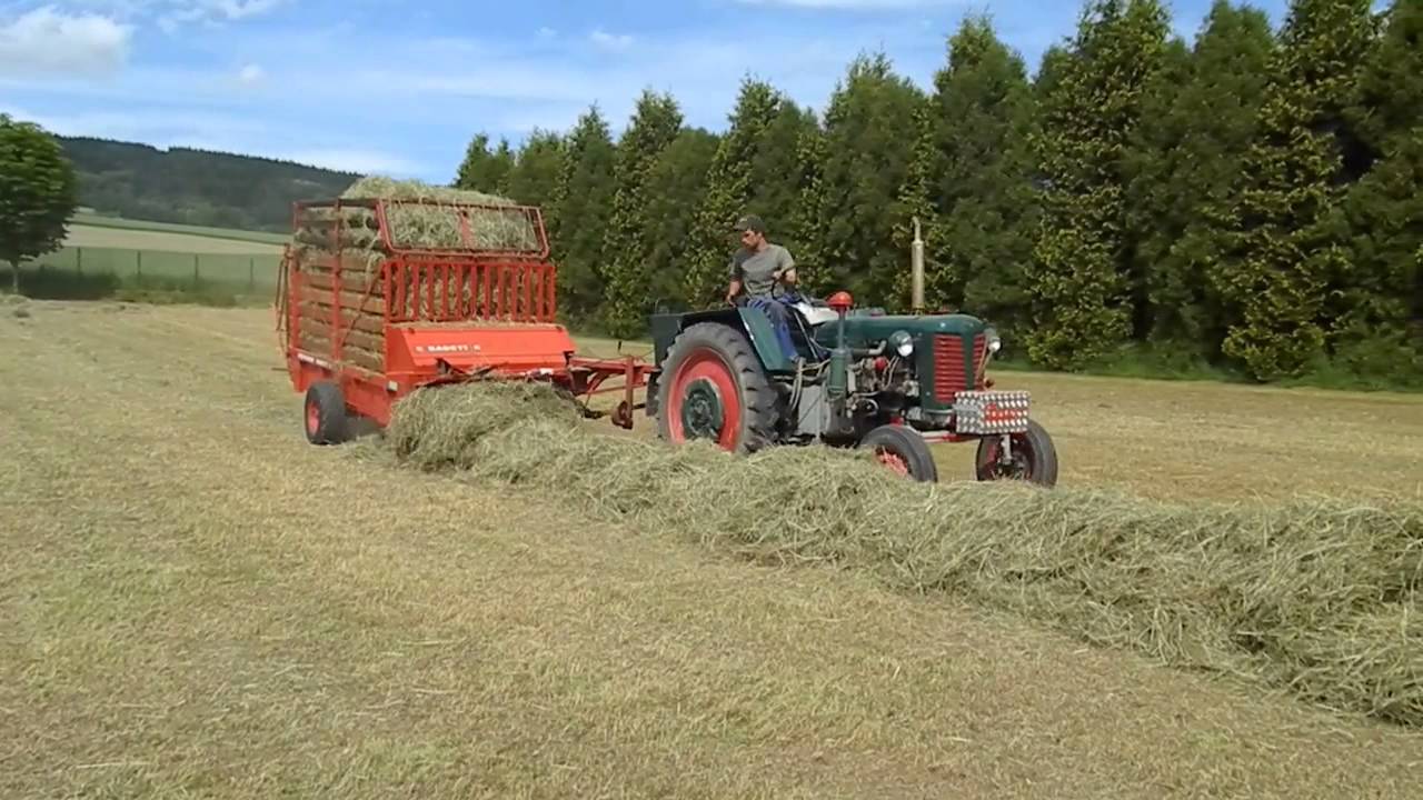 Zetor 25 K sběr sena