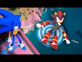 GTA 5 Gameplay Ragdolls Sonic VS Sonic Boom (Euphoria Physics Fails & Funny Moments)