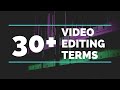 30+ Video Editing Terms You Should Know