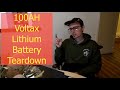 Cut Open Ebay Voltax 100AH Lithium Battery!