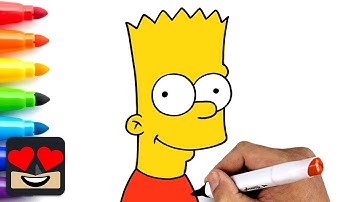 How To Draw Bart Simpson | Step by Step Art Lesson for Beginners