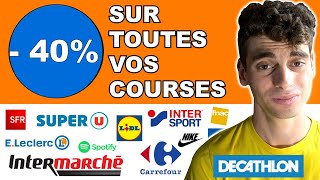 3 applications pour réduire de 40% le budget de vos courses !? (Cashback) screenshot 3