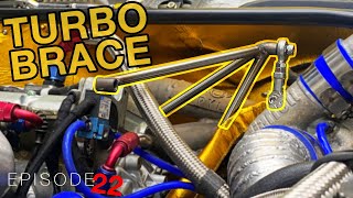 Making a TURBO BRACE for my Garrett G25550. building the fastest clio. Ep. 22