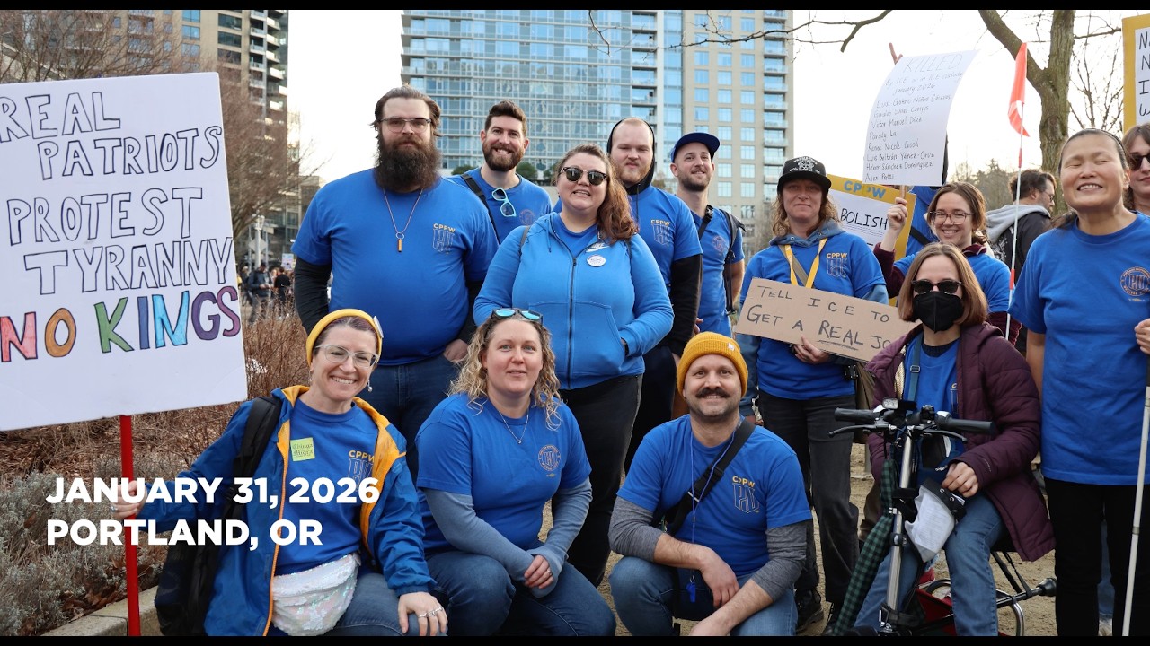 CPPW Joins Labor Against ICE March